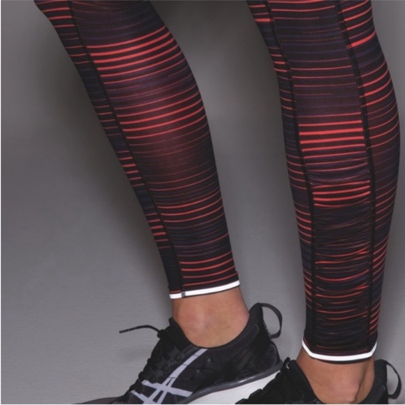 Lululemon Speed Tight IV Twisted Dune leggings full length Alarming Black size 4 - Picture 3 of 14